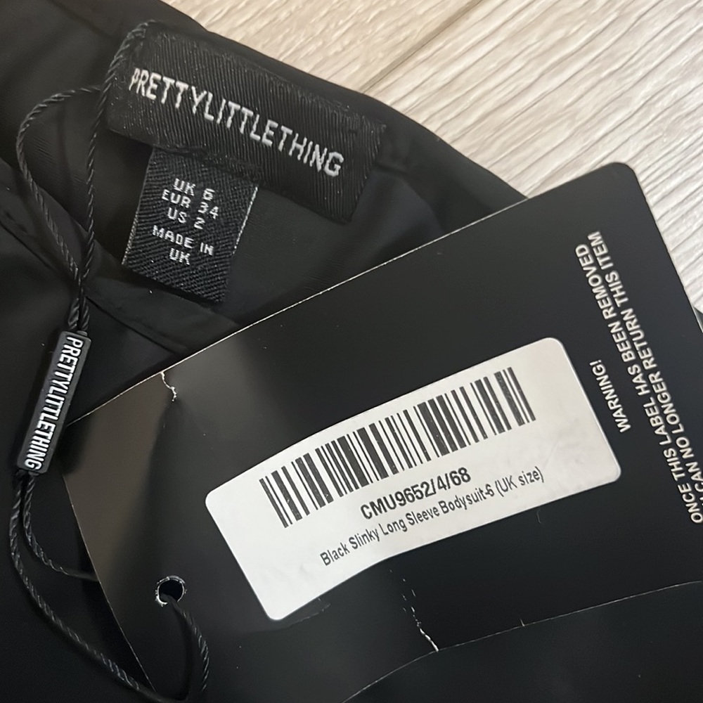 PLT black slinky bodysuit
